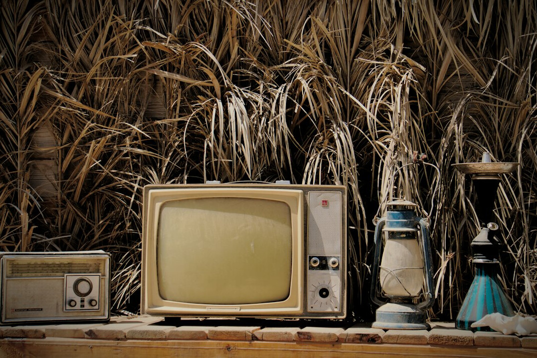 old tv show set