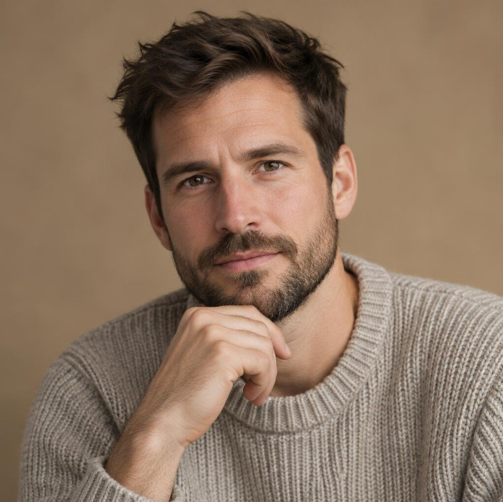 Portrait of a Swiss man archivist