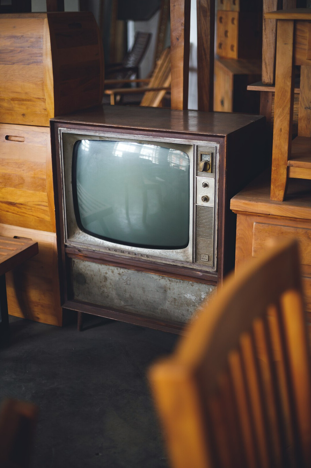 vintage television broadcast