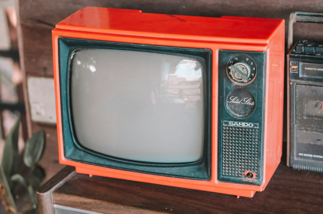 vintage television broadcast