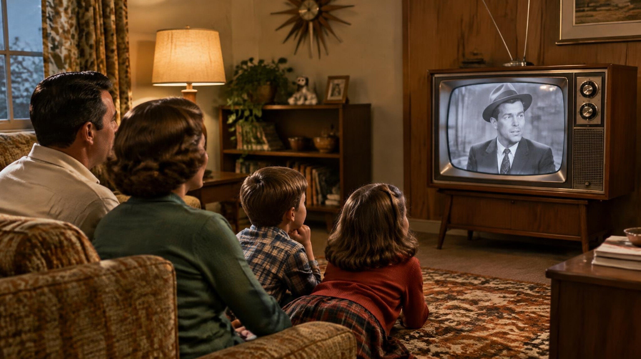vintage television set